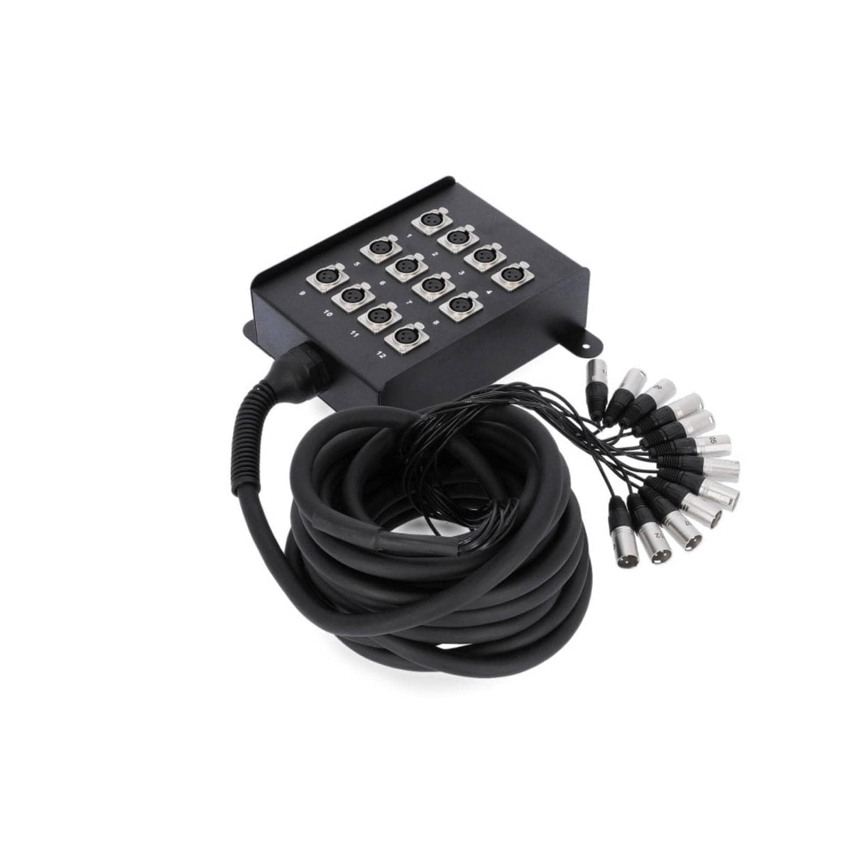 Adam Hall Cables K 12 C 10 - Manguera de Cable con Cajetín de Escenario 12/0 10 m
