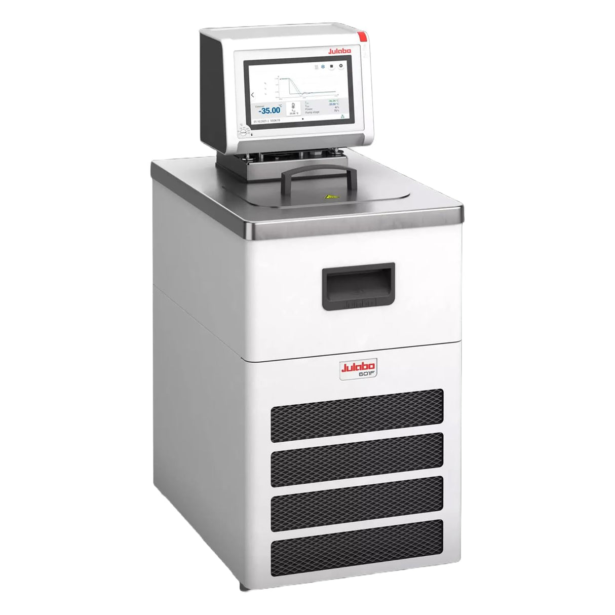 Julabo MAGIO MS-601F - Termostato de circulación en frío con presión Extremadamente Potente y Bomba de succión y Pantalla táctil intuitiva, 33 cm x 47 cm x 74 cm
