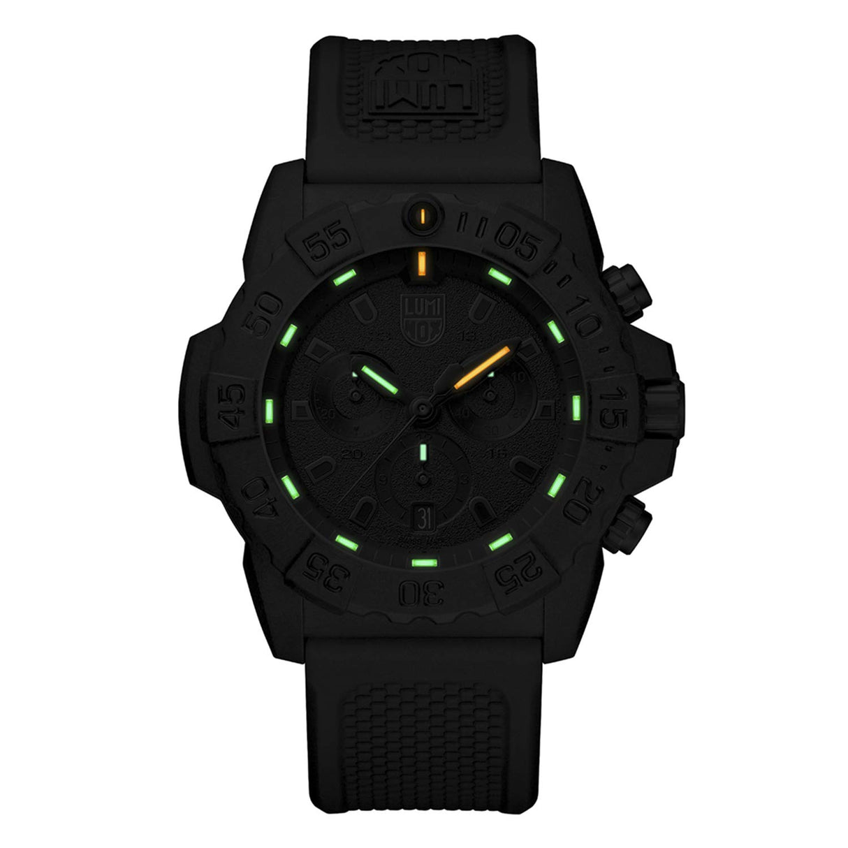 Luminox Reloj Analógico para Unisex Adulto de Automático con Correa en Caucho XS.3581.BO