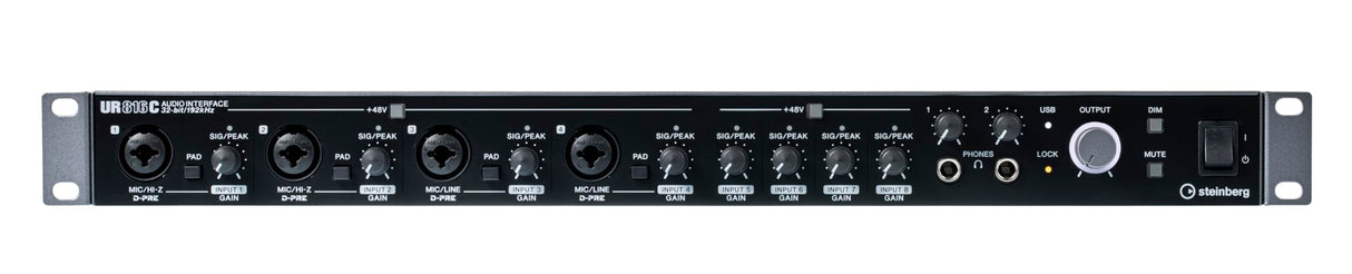 Steinberg Cubase Pro Recording Pack - UR816C USB3 Audio Interface y Cubase Pro Music Production Software