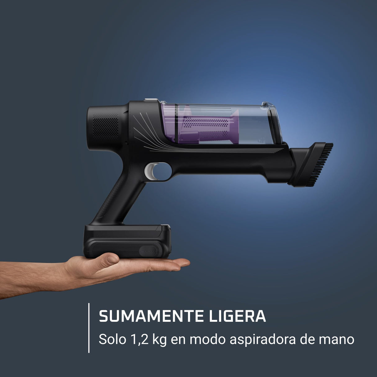 Rowenta X-Pert 7.60, aspiradora escoba sin cable, potente, muy ligera, batería de larga duración, RH6A31WO