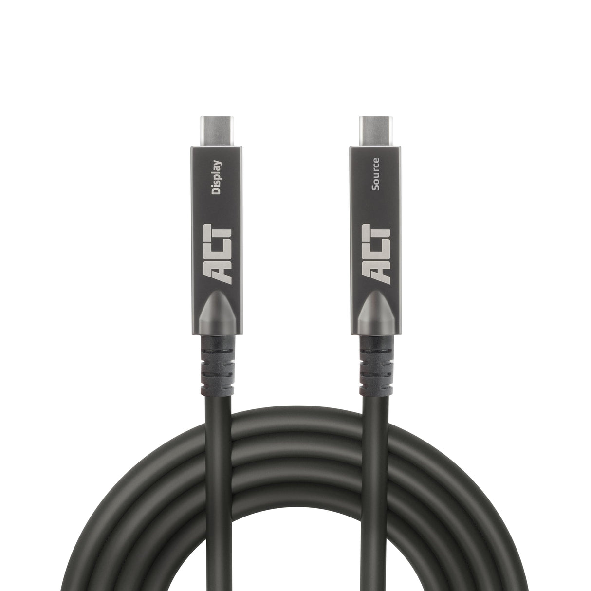 ACT AK4323 - Cable de vídeo USB C Active (AOC) de 3 m, USB 3.2 Gen2, 10 Gbps de alta velocidad, fibra óptica activa USB C, para paneles táctiles, videoconferencia