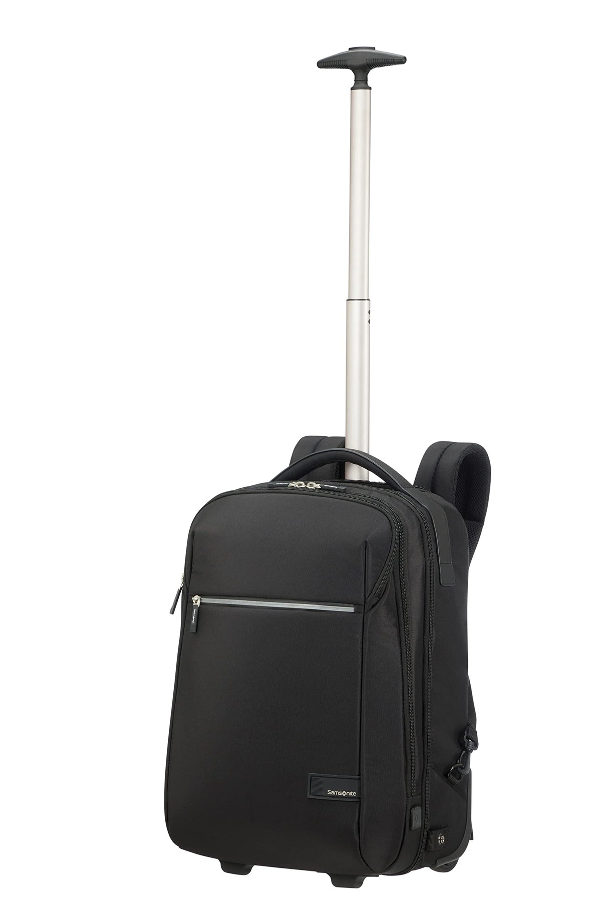 Samsonite LitePoint - Mochila para computadora portátil con Ruedas de 17.3 Pulgadas, 48 u200b u200bcm, 30 l, Negro (Negro)