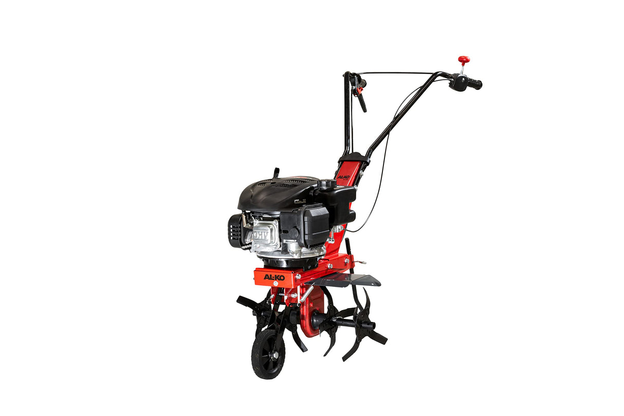 AL-KO Motoazada de Gasolina MH 360 Easy, 2,2 kW de Potencia del Motor, 4 Cuchillos de Picar, 36 cm de Ancho de Trabajo, para Superficies de hasta 150 m², Incluye Rueda de Transporte, Rojo y Negro