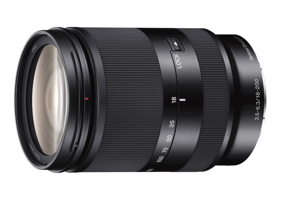 Sony SEL18200LE.AE - Objetivo para Sony/Minolta de distancia focal 18-200mm y zoom óptico 11x, negro