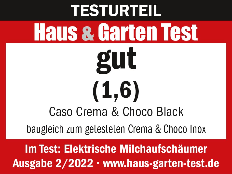 CASO Milchaufschäumer-Automat, Fassungsvermögen Aufschäumen: 250 ml, Fassungsvermögen Erhitzen: 350 (1665) Marca