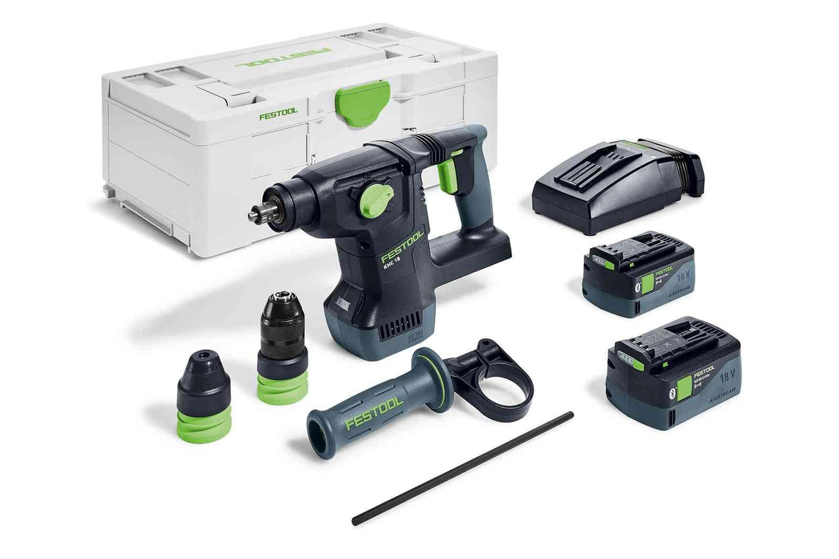 Festool Martillo combinado a batería KHC 18 5,0 EBI-Plus