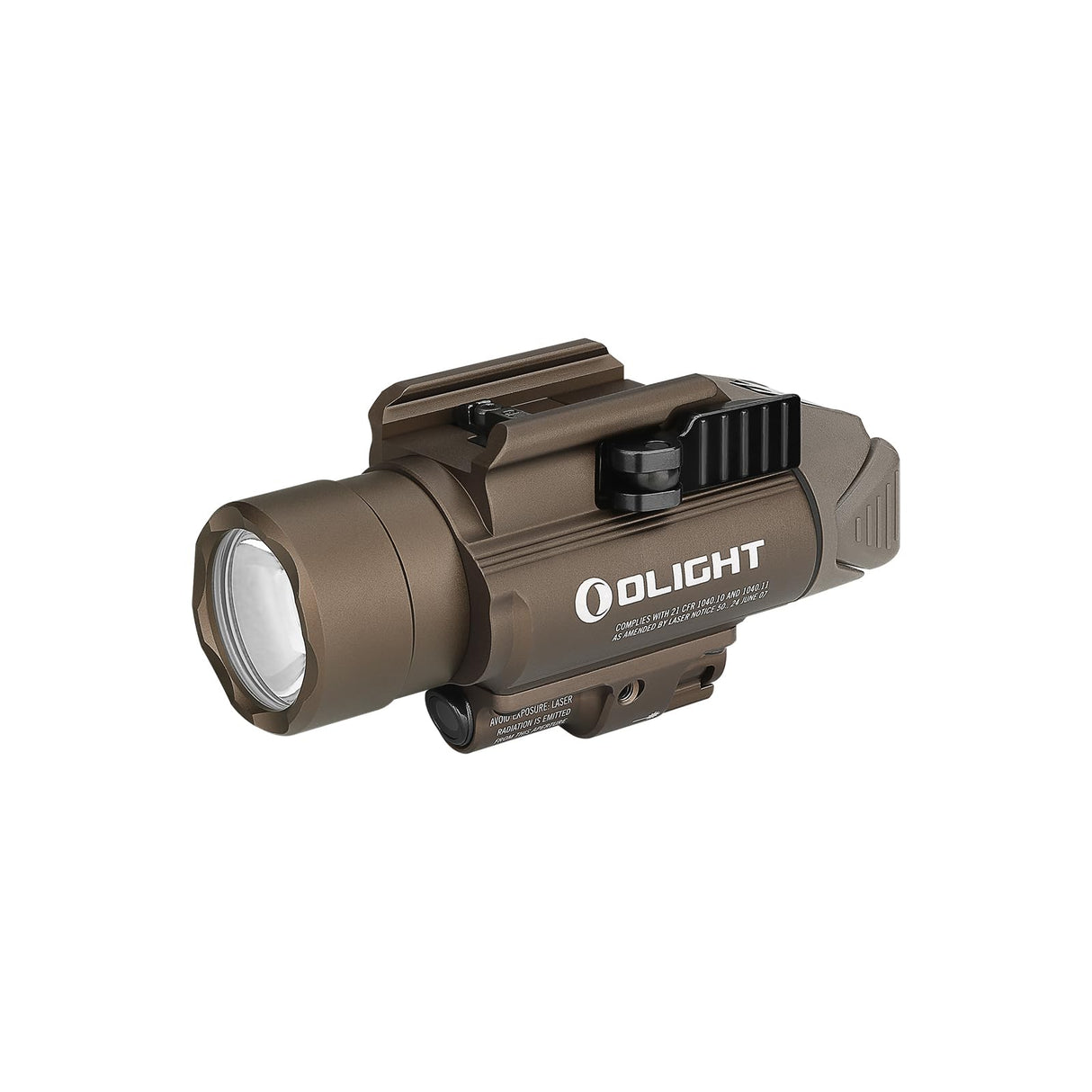 OLIGHT Baldr Pro Linterna Luz Salida 1350 Lúmenes Alcance 260 Metros y LED Blanca Recargable Baterías Incluidas IPX8 (Desierto Tan)