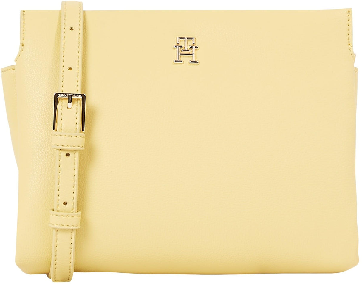 Tommy Hilfiger Bolso Bandolera Mujer Legacy Mini con asa, Amarillo (Meringue), Talla Única