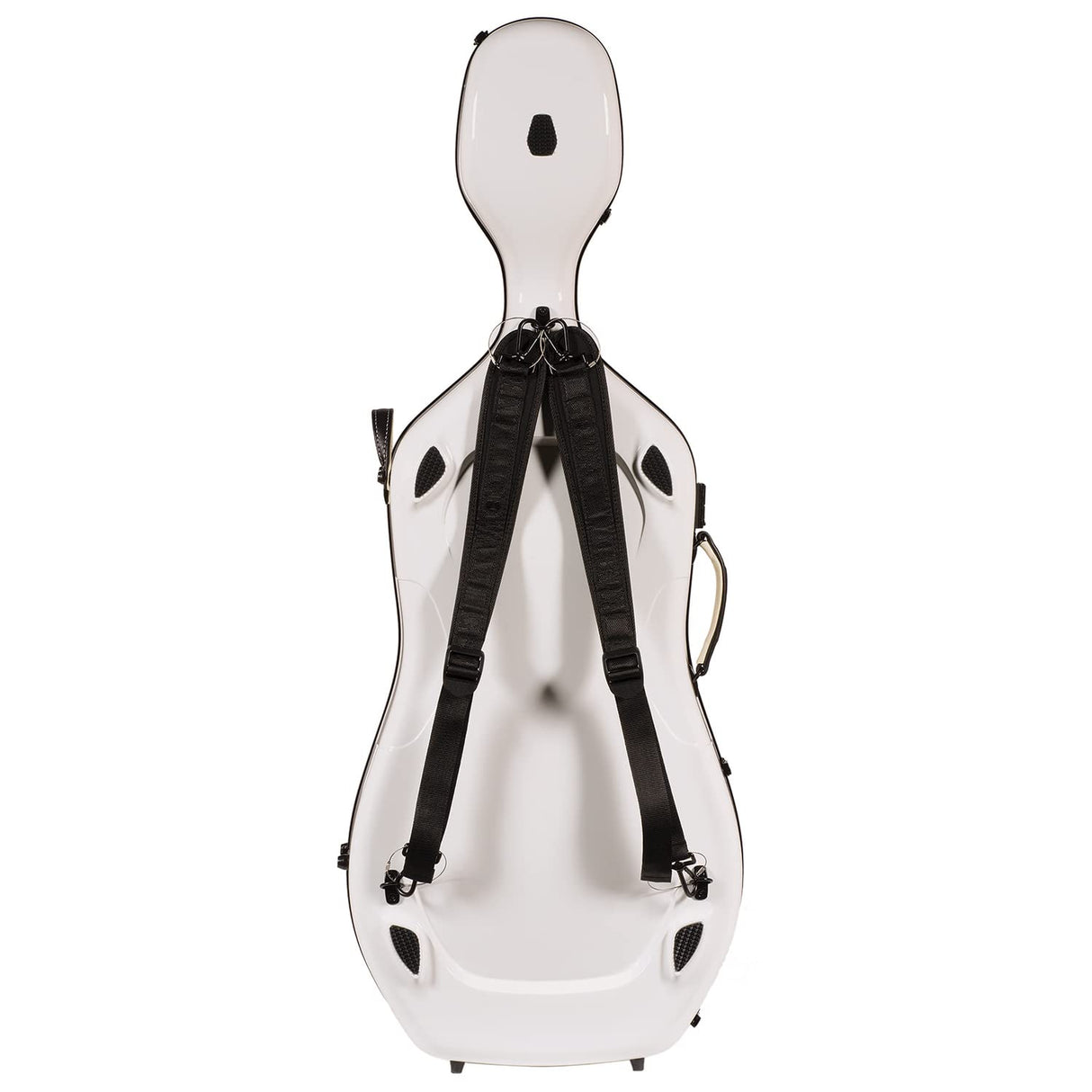 Gewa Estuche Cello Air 3.9 Blanco/Negro Made in Germany, Extremadamente resistente a la rotura, EL mejor ratio de aisamiento