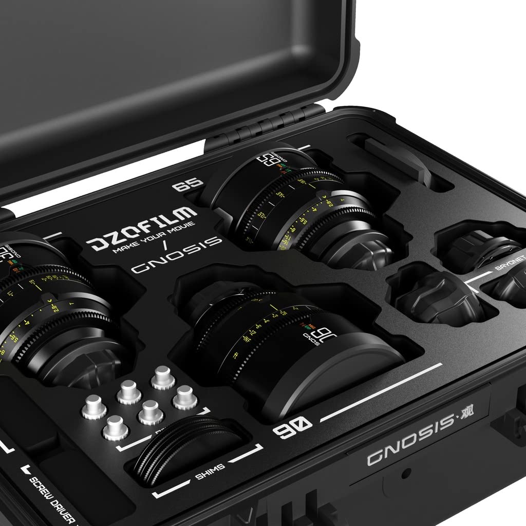 DZOFILM Cine Lens Gnosis 3-Lens Kit Metric