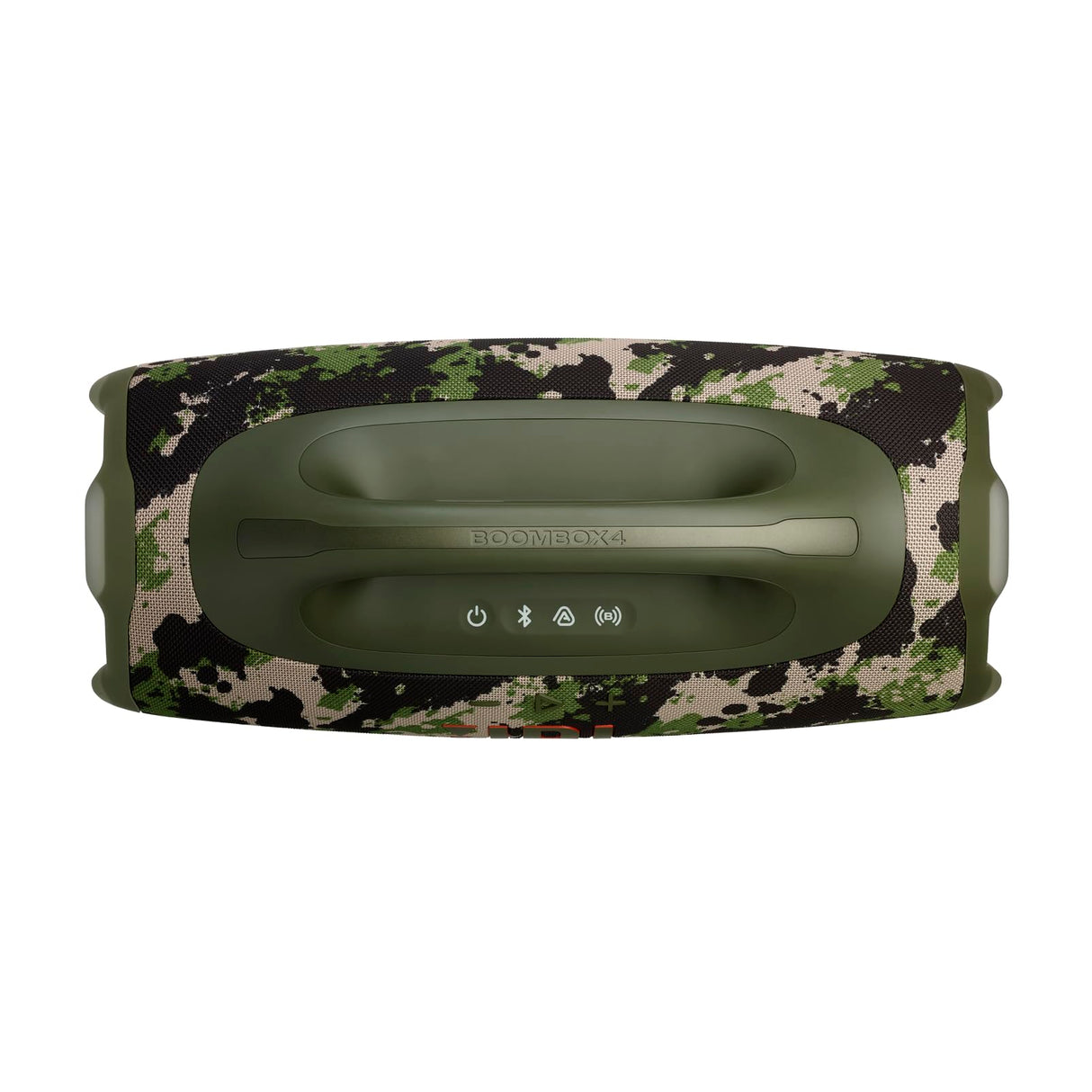JBL Boombox 4, Altavoz Bluetooth portátil, Sonido JBL Pro, AI Sound Boost, Resistencia al Agua/Polvo IP68, autonomía 34 h, Life, Auracast, 2 ajustes de Refuerzo de Graves, Verde Camuflaje