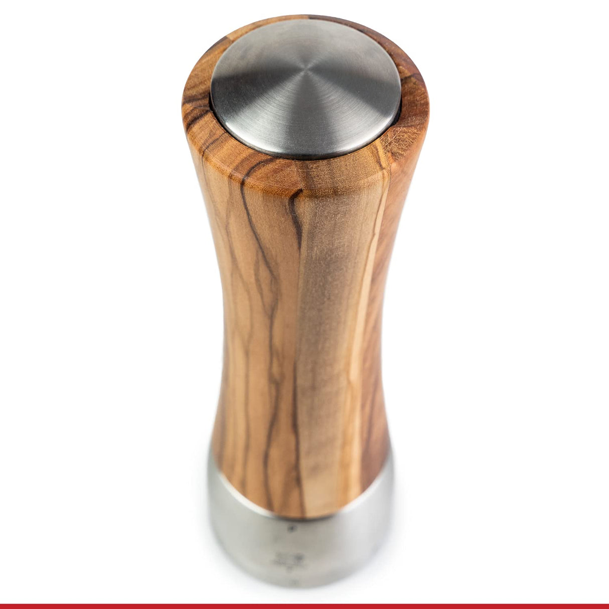 Peugeot Madras 36164 - Molinillo de pimienta manual (ajuste de grado de molido, altura 21 cm, madera de olivo)