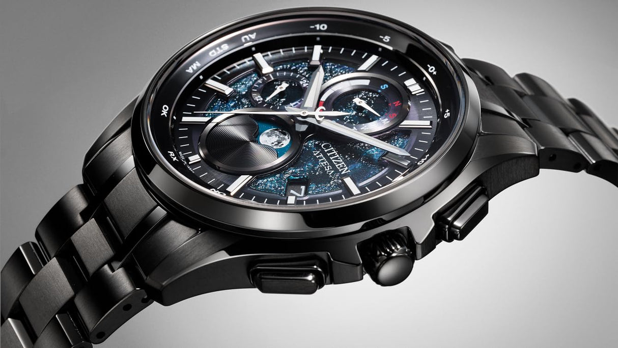 CITIZEN Reloj Multiesfera para Hombres de Eco-Drive con Correa en Titán BY1008-67L
