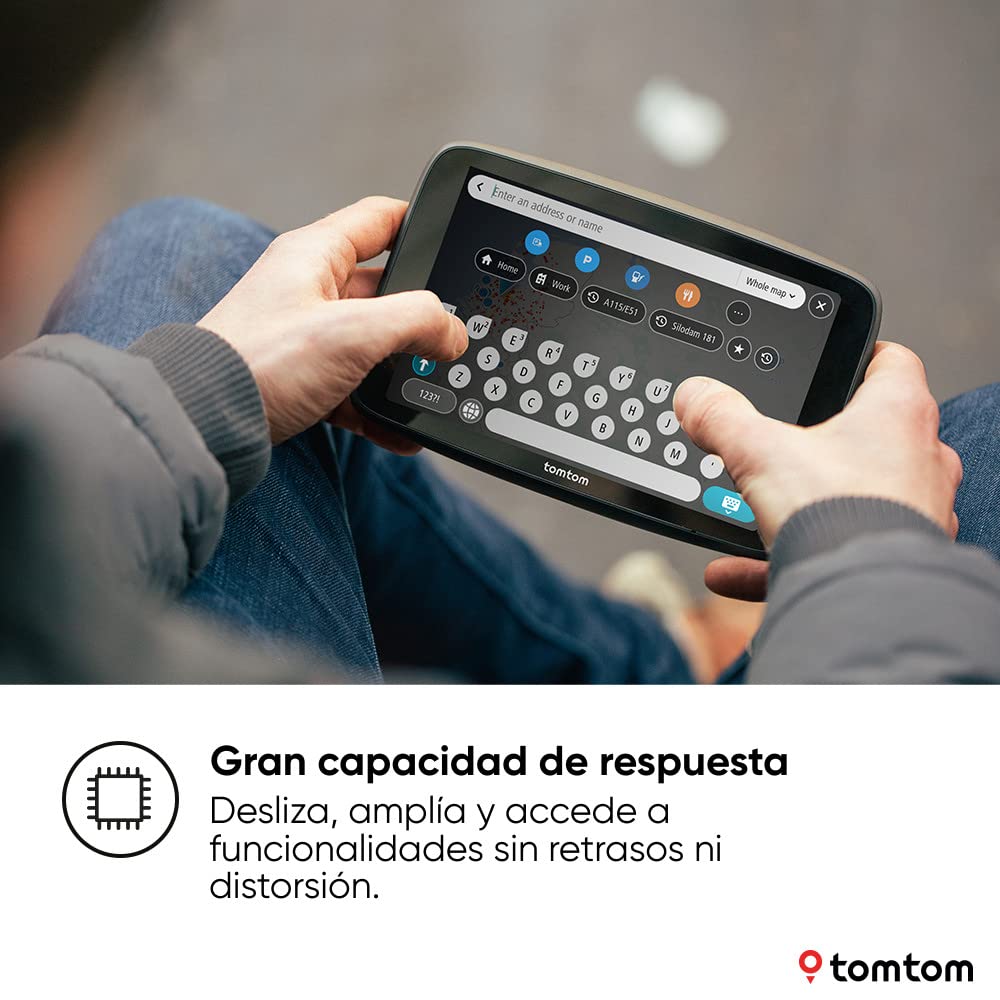 TomTom GPS para camión GO Expert Plus Premium Pack (Pantalla HD 7", rutas vehículos Grandes/PDI, TomTom Traffic, mapas del Mundo, avisos de restricciones, señales visuales, USB-C)