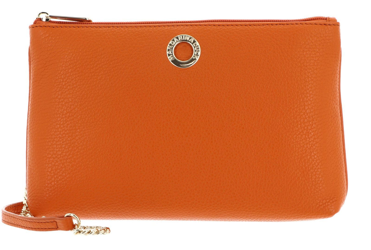 Mandarina Duck Mellow Leather Crossover, Cross para Mujer, Mermelada, Taglia Unica