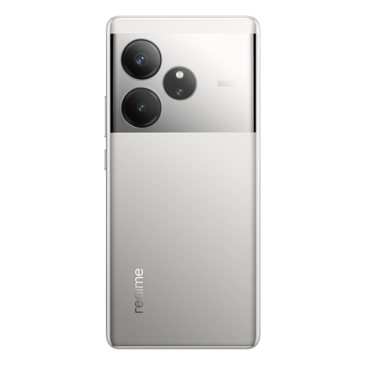 realme GT 6 5G Teléfono Móvil 12+256 GB,Procesador Snapdragon® 8s de 3.ªgeneración,Pantalla ultrabrillante de 6000 nits,Cámara Sony LYT-808 con OIS,Carga SUPERVOOC de 120 W,Plata, sin Adaptador