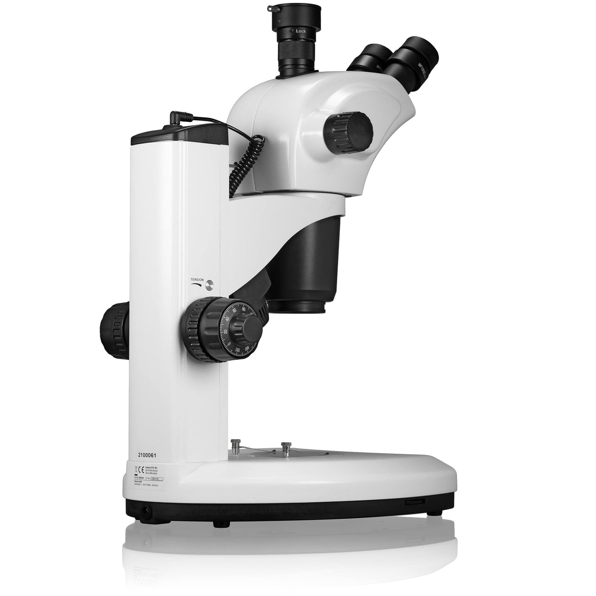 Bresser Science ETD-301 - Microscopio estéreo (7-63x, Gran Distancia de Trabajo (100 mm) y Conector para cámara)