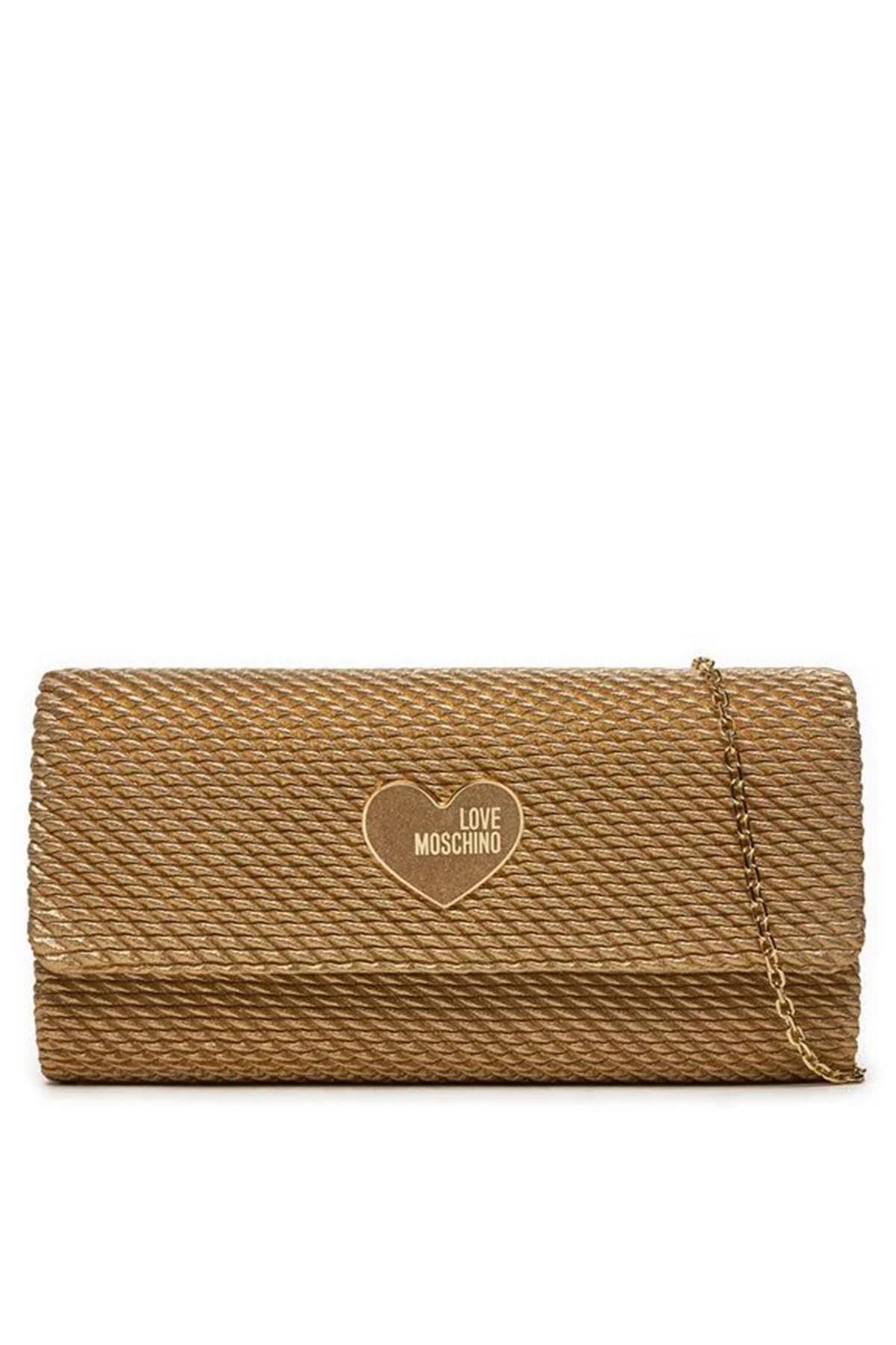 Love Moschino Bolso de Hombro Mujer Dorado Talla única