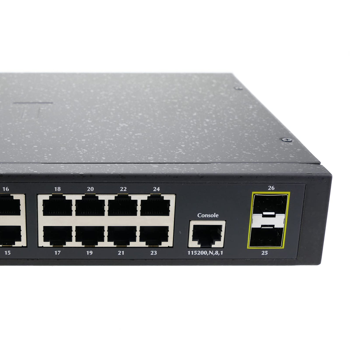 BeMatik - Rack 19" WEB Giga Switch de 10/100/1000 Mbps de 24 UTP y 2 SFP