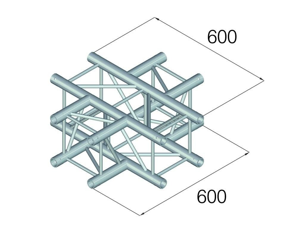 Alutruss Quadlock 60306314 Gl400 C41 4 Vie Interschnitt