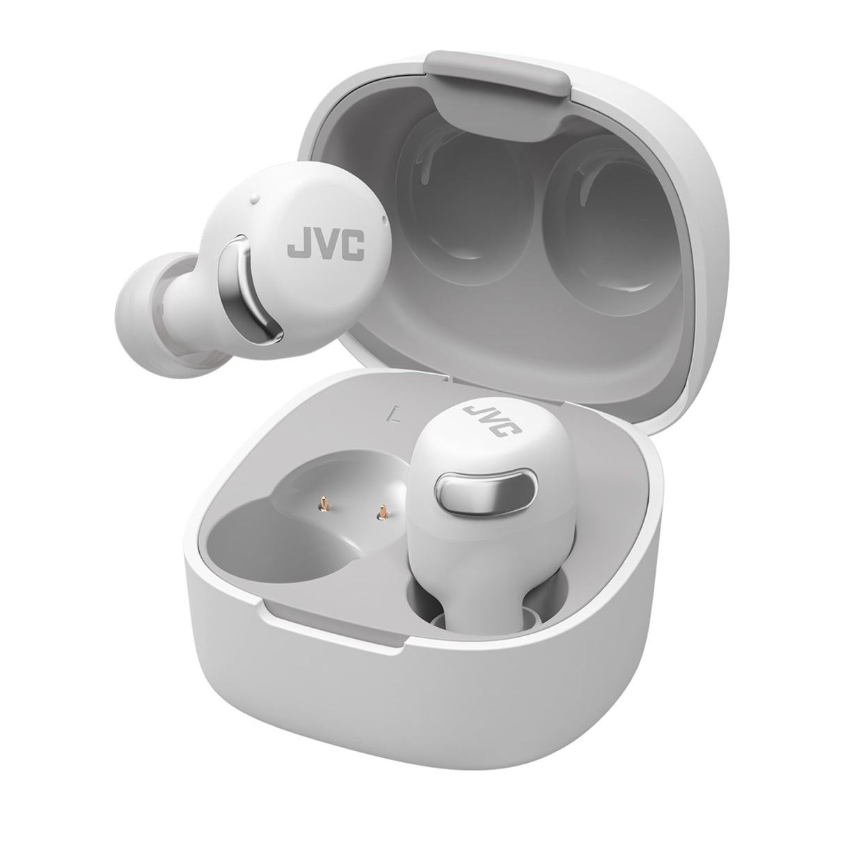 JVC Auriculares Inalambricos Bluetooth | 27 Horas de batería | Ultraligero | Auriculares Bluetooth Cancelación Ruido y Modo Corte de Viento | Resistente al Sudor | Audifonos Inalambricos - HA-A30T2