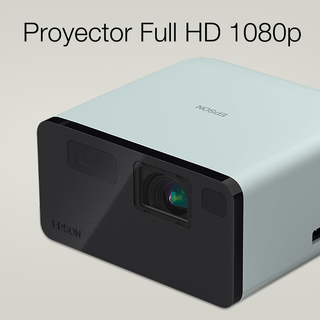 Epson EF-21G Mini Smart Laser Projector | Proyector Portátil Full HD, 1920 x 1080p, Altavoz Bluetooth de 5W, Proyección a Pared, Suelo o Techo, 1000 Lúmenes, Google TV | 150", Verde
