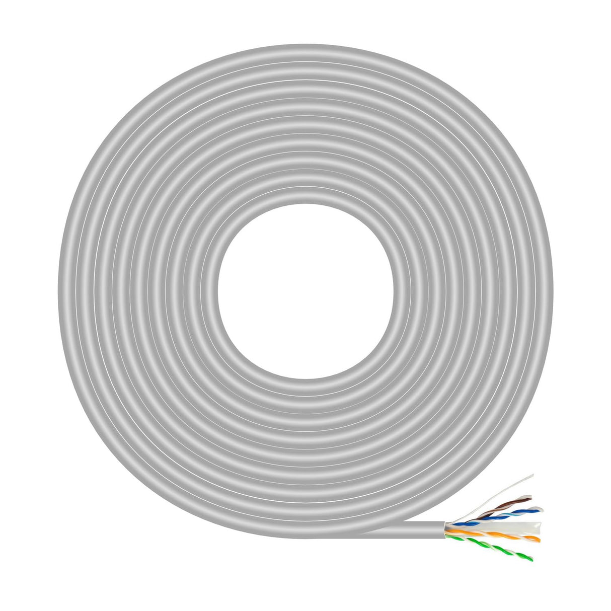 Aisens A135-0743 Cable de Red RJ45 UTP Cat.6 Rigido 500m Gris