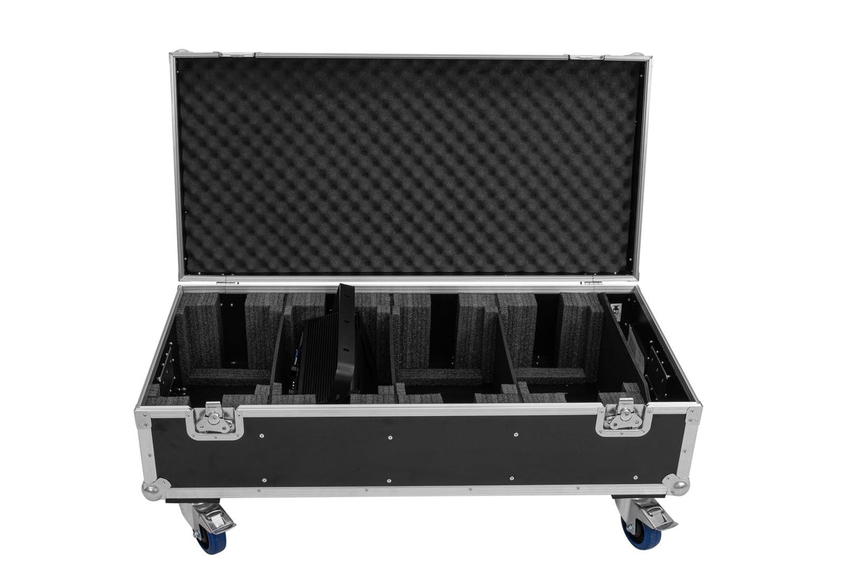 Roadinger - Flightcase 4 x PLL-576 CW/WW con ruedas