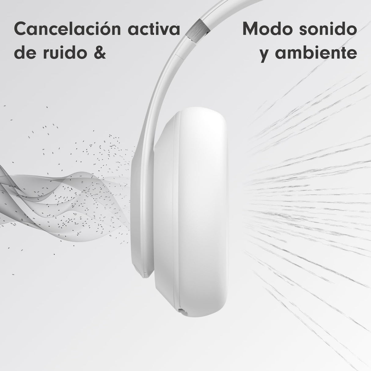 Beats Studio Pro - Auriculares inalámbricos Bluetooth con cancelación de Ruido - Audio Espacial Personalizado, compatibilidad con Apple y Android - Blanco Mate