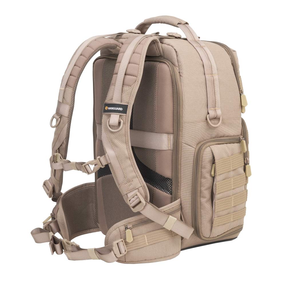 VANGUARD Veo Range T48 Mochila para cámaras Pro DSLR/sin Espejo, Estilo táctico, Color Negro, Beige, Veo Range T48 BG