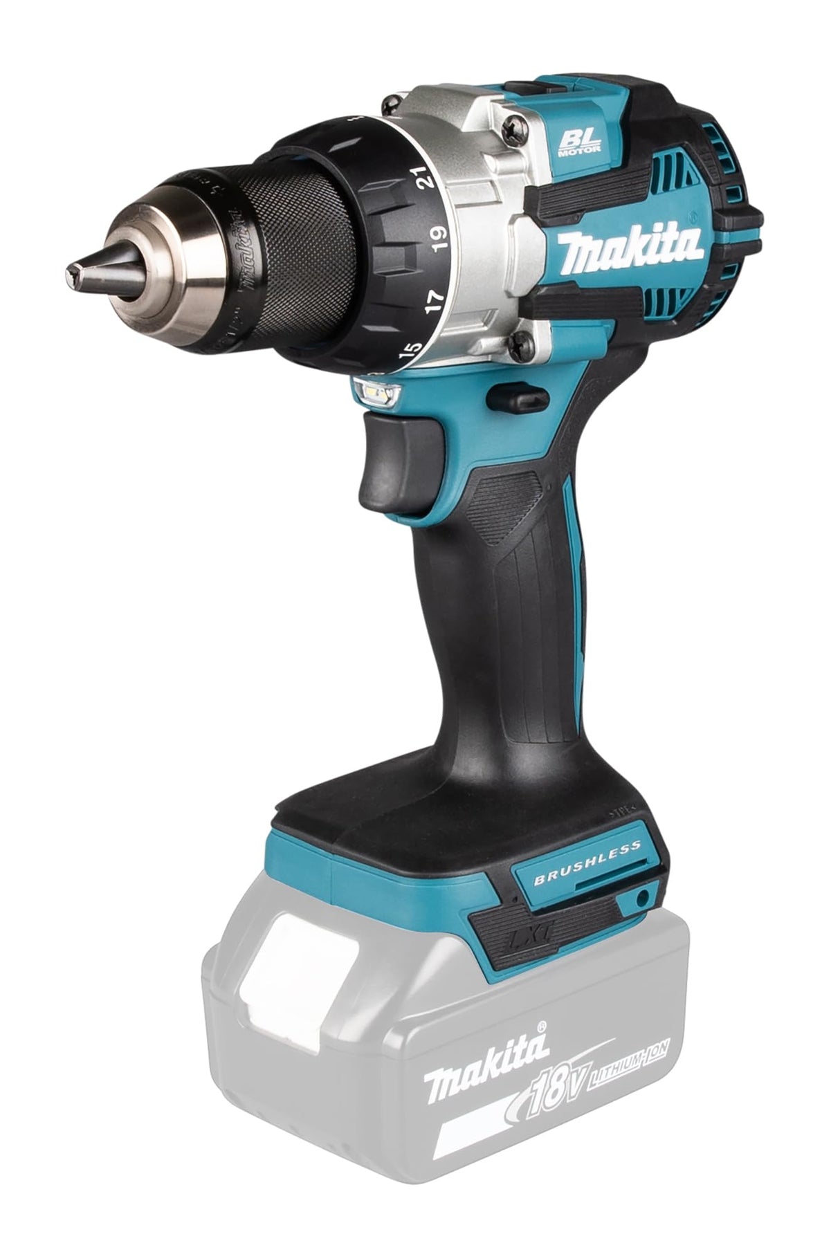 Makita DDF489Z 18V Li-ion LXT - Taladro sin escobillas de 13 mm, baterías y cargador no incluidos