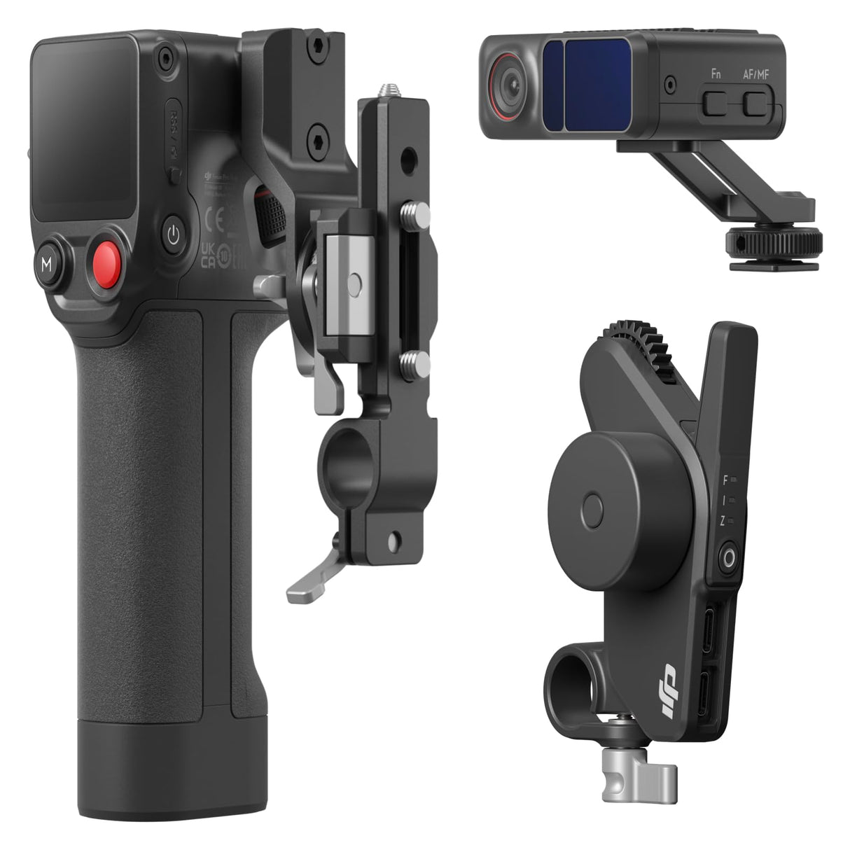 Pack DJI Focus Pro para Creadores, Sistema de Control de Objetivos AMF, Enfoque de Objetos a 20 m, 76 800 Puntos de medición LiDAR, reconocimiento por IA, Control de FIZ del Objetivo, Unidad de Mano