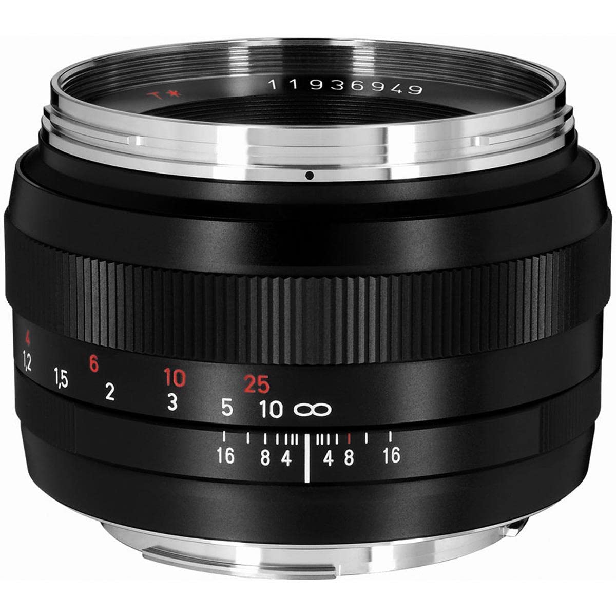 Carl Zeiss 1677-817 - Objetivo para Canon (Distancia Focal Fija 50mm, Apertura f/1.4, Incluye Parasol), Negro