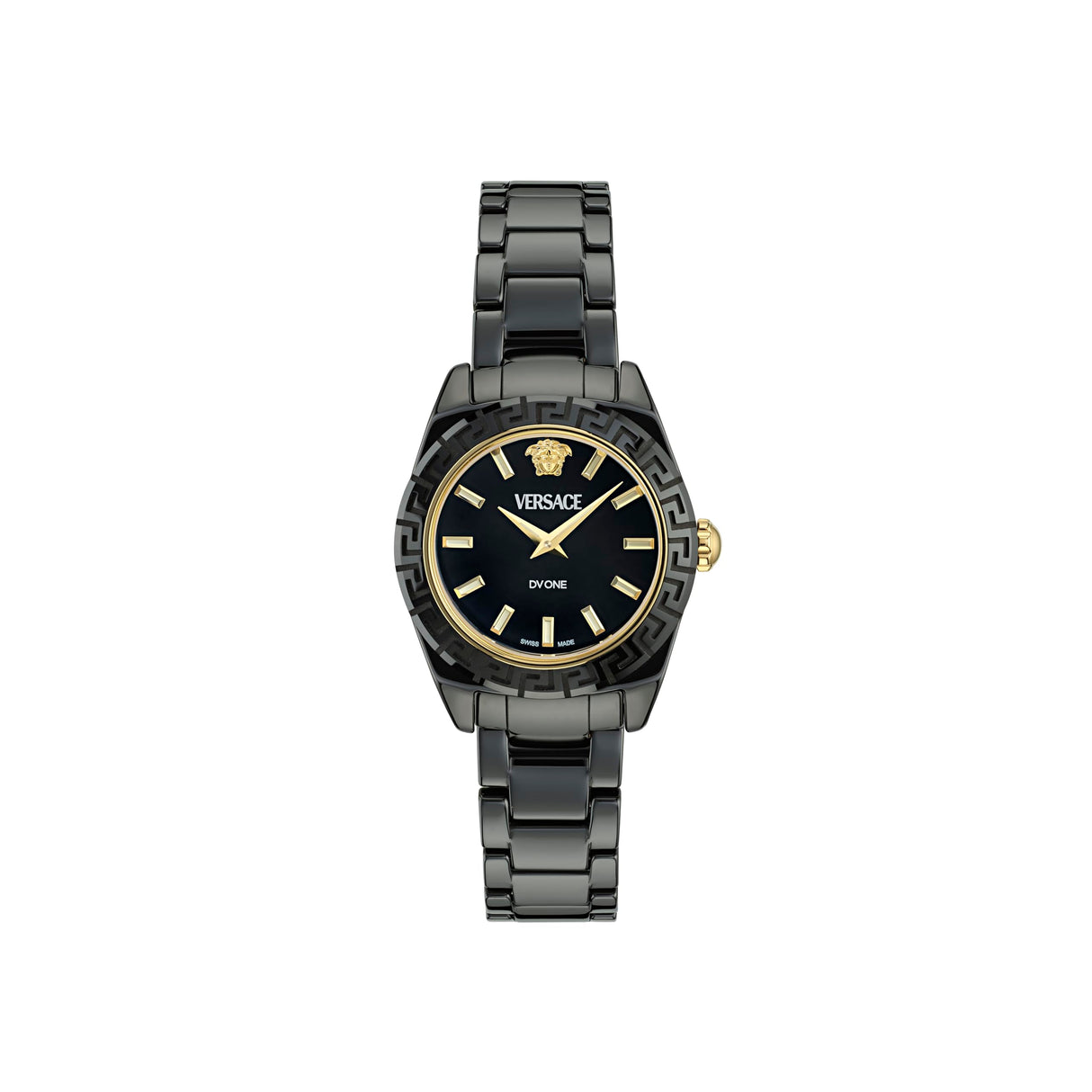 Versace Reloj Analógico para Mujer'S de Cuarzo Suizo con Correa en Cerámica VE9F00124