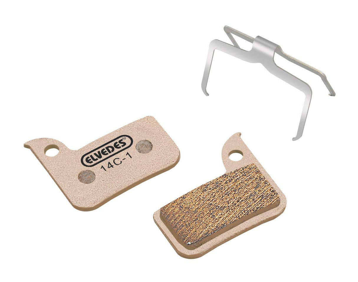 Elvedes Sram Red Road Pastillas de Freno para Ciclo Bike/MTB y Carretera, Unisex Adulto, Dorado, tamaño estándar