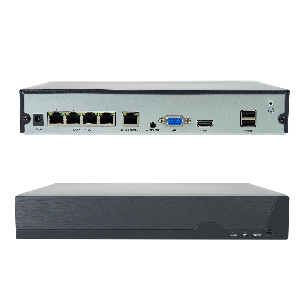 PoE PNI House IPMAX PoE 5 Paquete de videovigilancia, NVR, 4 cámaras IP de 5MP y Correa SafeHouse Disco Duro de 1 TB Incluido