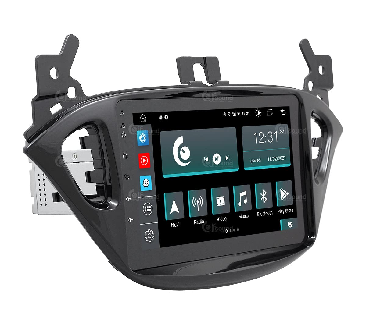 Autorradio de Ajuste Personalizado para Opel Corsa E Android GPS Bluetooth WiFi Dab USB Pantalla táctil Full HD 8" procesador de 8 núcleos y comandos de Voz