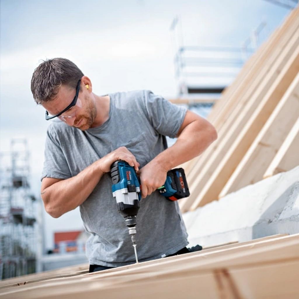 Bosch Professional BITURBO GDS 18V-1000 - Atornillador de impacto a batería (Brushless, 18V, 1000 Nm, tornillos hasta M24, sin batería, en caja)