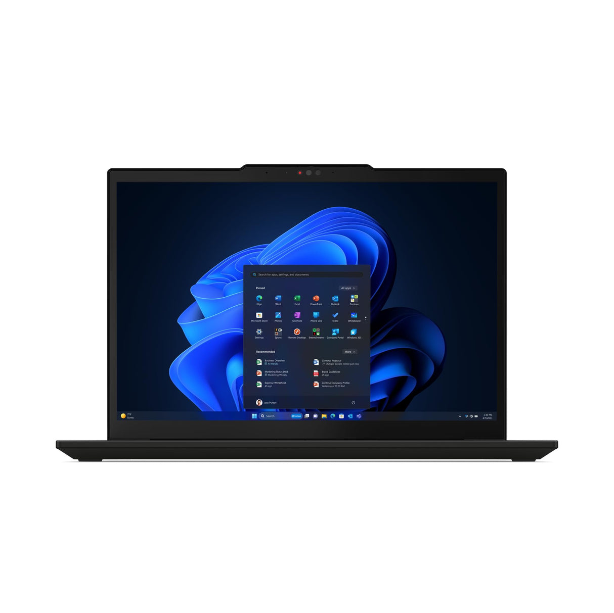 Lenovo ThinkPad X13 Gen 5 Intel Core Ultra 7 155U Ordinateur portable 33,8 cm (13.3") WUXGA 32 Go LPDDR5x-SDRAM 1 To