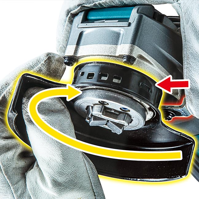 Makita GA041GZ - Amoladora angular sin escobillas de iones de litio XGT de 40 V, 125 mm, baterías y cargadores no incluidos