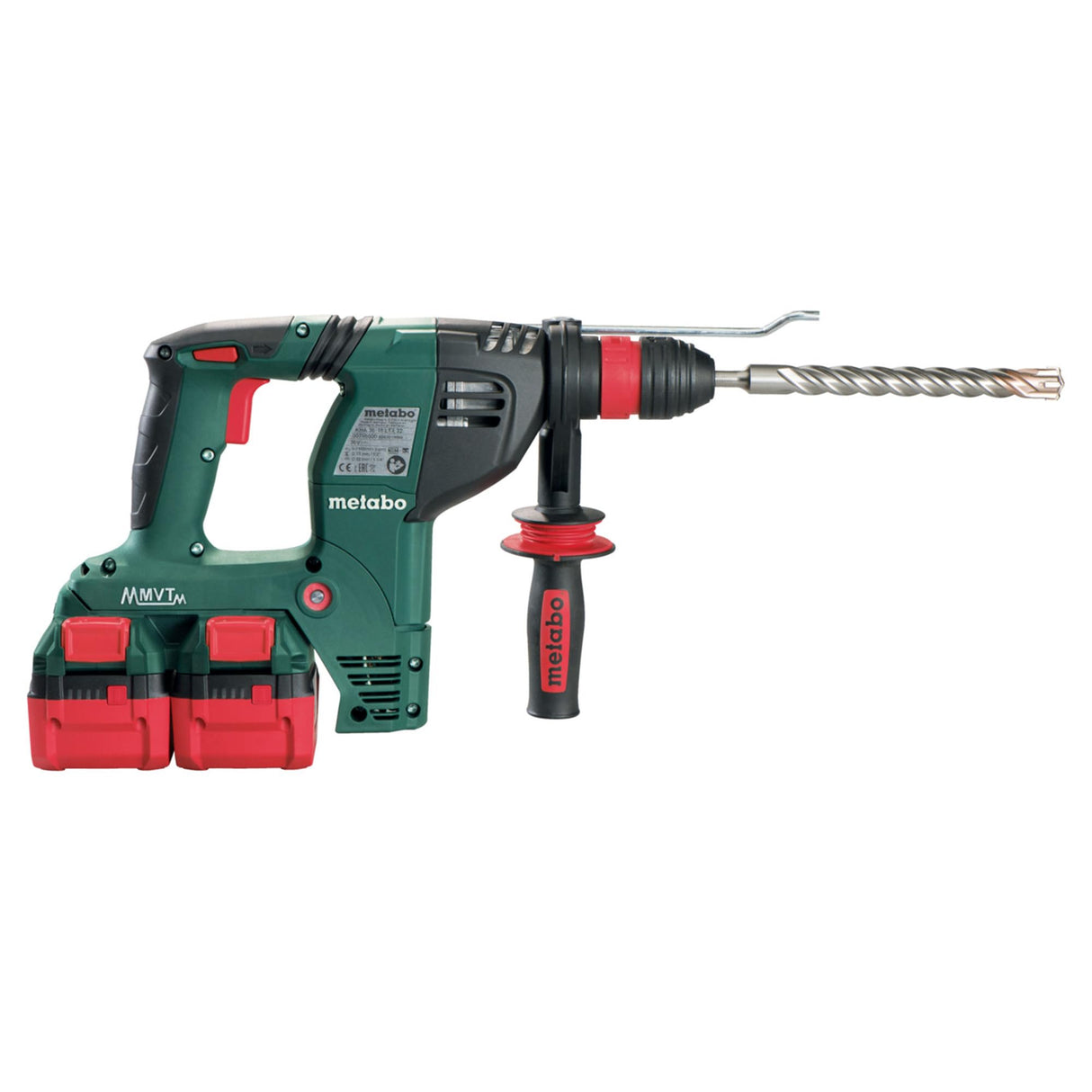 Metabo KHA 36-18 LTX 32 rotary hammers 1100 RPM - Martillo perforador (6,8 cm, 1100 RPM, 3,1 J, 4500 ppm, 1,3 cm, 3 cm)