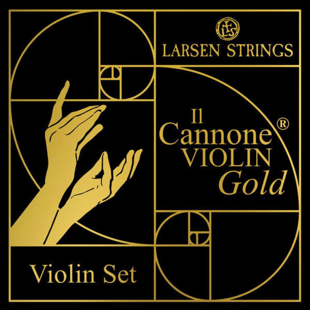 LARSEN STRINGS Cuerdas Violín Il CANNONE Gold Set Soloist Gold