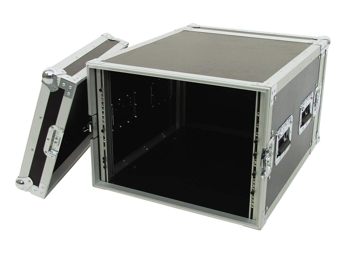 Roadinger 059.510 titular amplificador flight case PR-2ST 8U 57 cm Negro