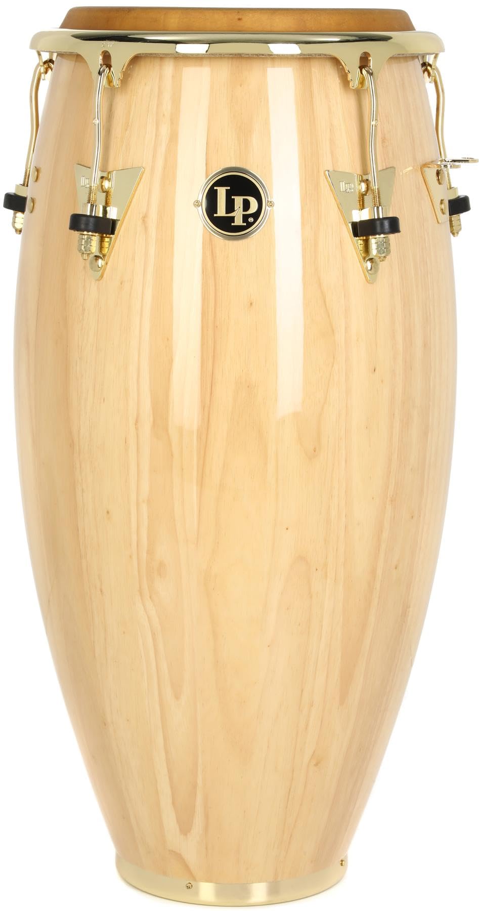 Latin Percussion Conga Classic Quinto 11" LP522X-AW Natural, Hardware dorado