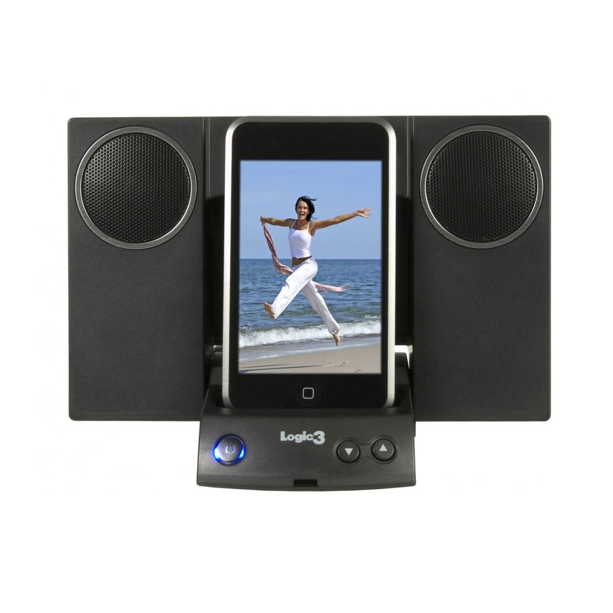 Logic3 i-Station11 - Altavoces (2.0, 6 W, 200-20000 Hz, AA, 160 x 27 x 113 mm, Color blanco) (importado)