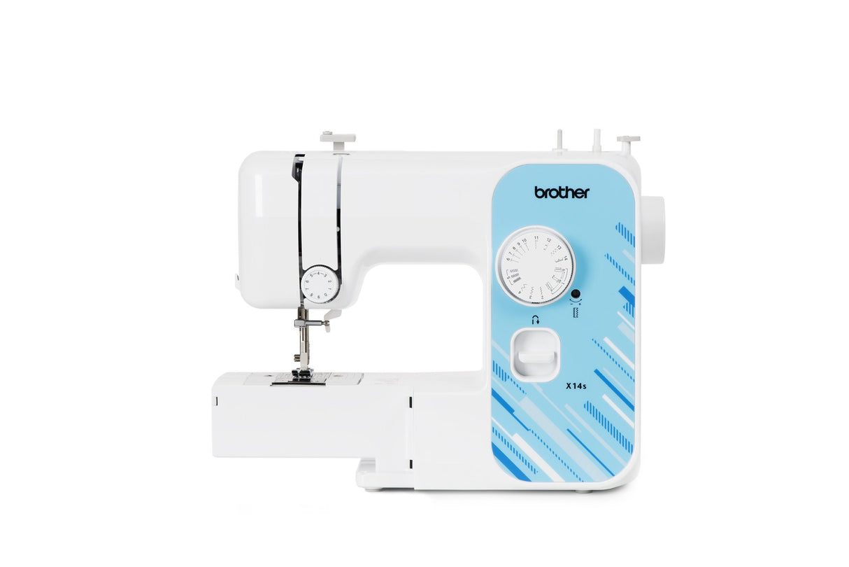 Brother X14S - Máquina de coser eléctrica, blanca, normal