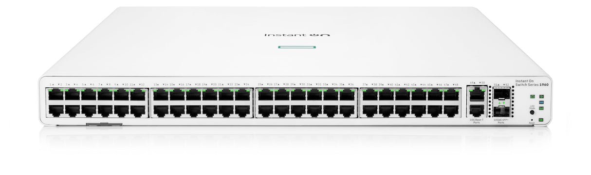 Aruba Instant On 1960 48G 2XGT 2SFP+ Géré L2+ Gigabit Ethernet (10/100/1000) 1U Blanc