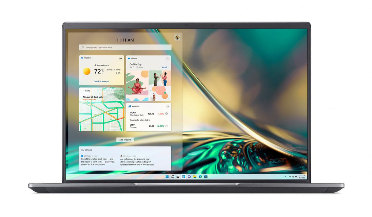 Acer Swift X (SFX14-51G-553X) 14,0" WQ2.2k IPS Display, Intel i5-1240P, 8GB RAM, 512GB SSD, RTX 3050, Windows 11