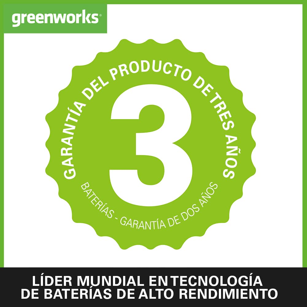 Greenworks G40PHAK2 Cortasetos Pértiga a Batería Eje Divisible, Cuchillas Doble Acción 51 cm, Corta Ramas 18 mm Grosor, Pivote Cabezal 125°, 3000 spm, Batería 40 V 2 Ah y Cargador